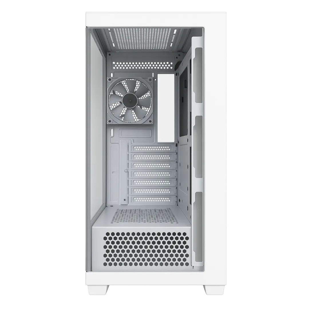 Gabinete Noxi Gaming Kuma Blanco 4x120mm Argb Fans