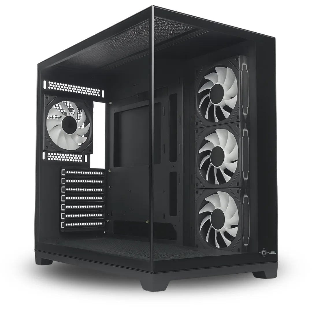 Gabinete Noxi Gaming Jolt Negro 4x120mm Argb Fans