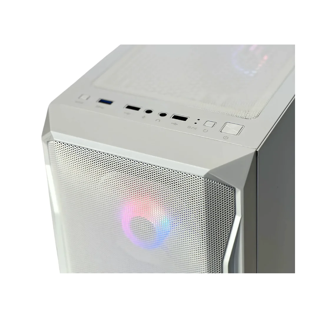 Gabinete Noxi Gaming Hika Blanco 4x120mm Argb Fans