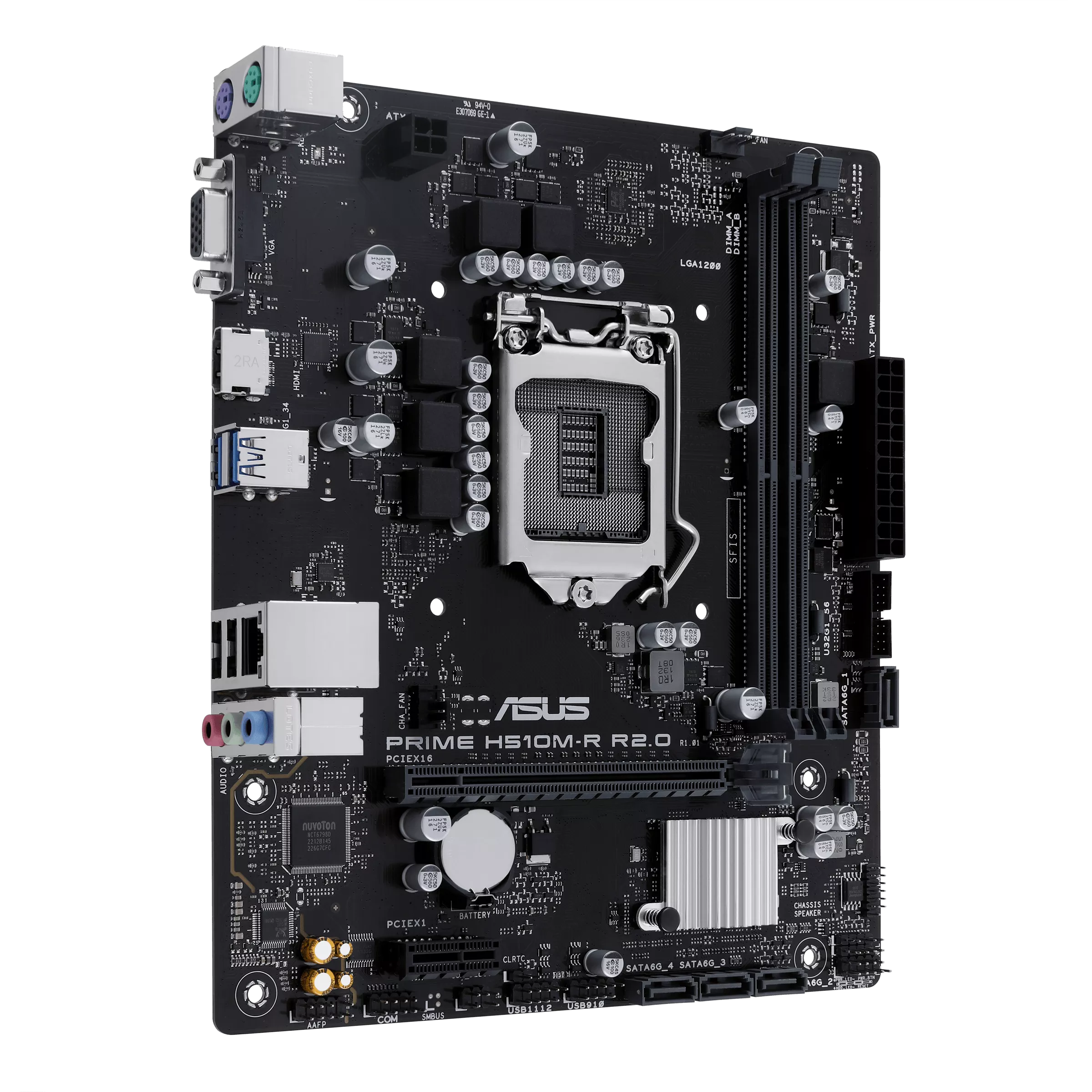 Mother Asus Prime H510m-r R2.0 Lga 1200 Ddr4