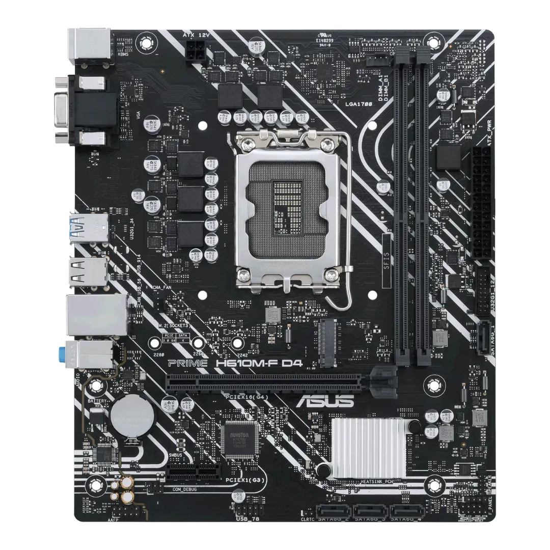Mother Asus Prime H610m-f D4 R2.0 Lga1700 Ddr4