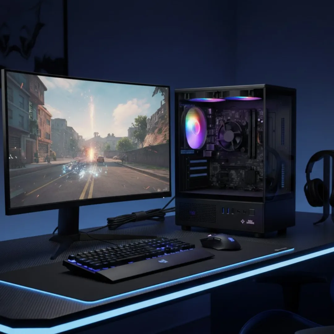 Noxi Gaming Pc Amd Ryzen 7 5700g | 16 Gb | 512 Gb | Wifi | Monitor 24 Xpg 120hz