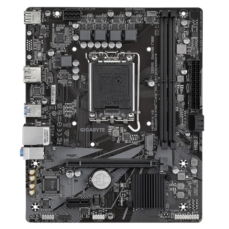 Mother Gigabyte H610m-k V2 Lga 1700 Ddr5