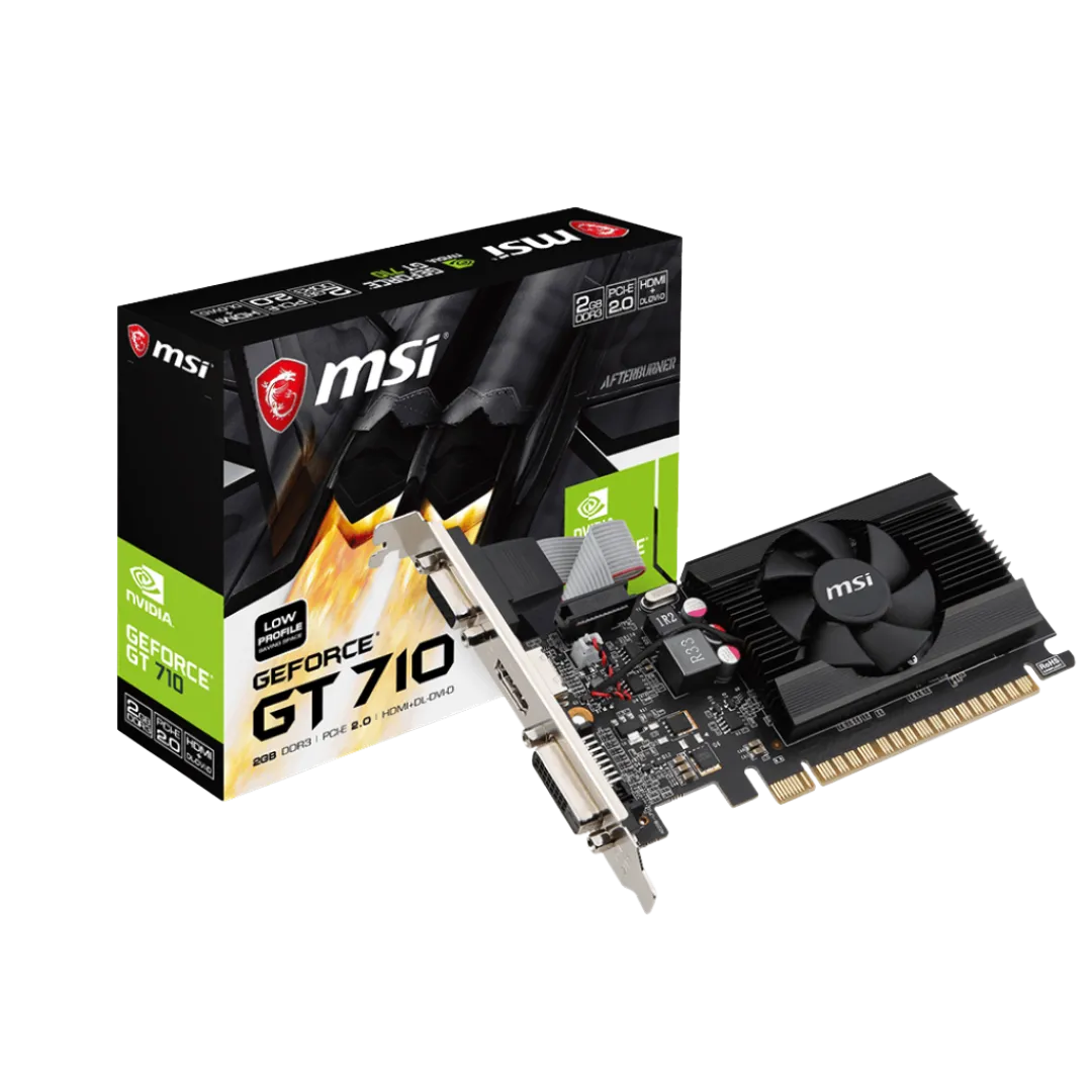 Placa De Video Msi Geforce Gt 710 2gb 1x