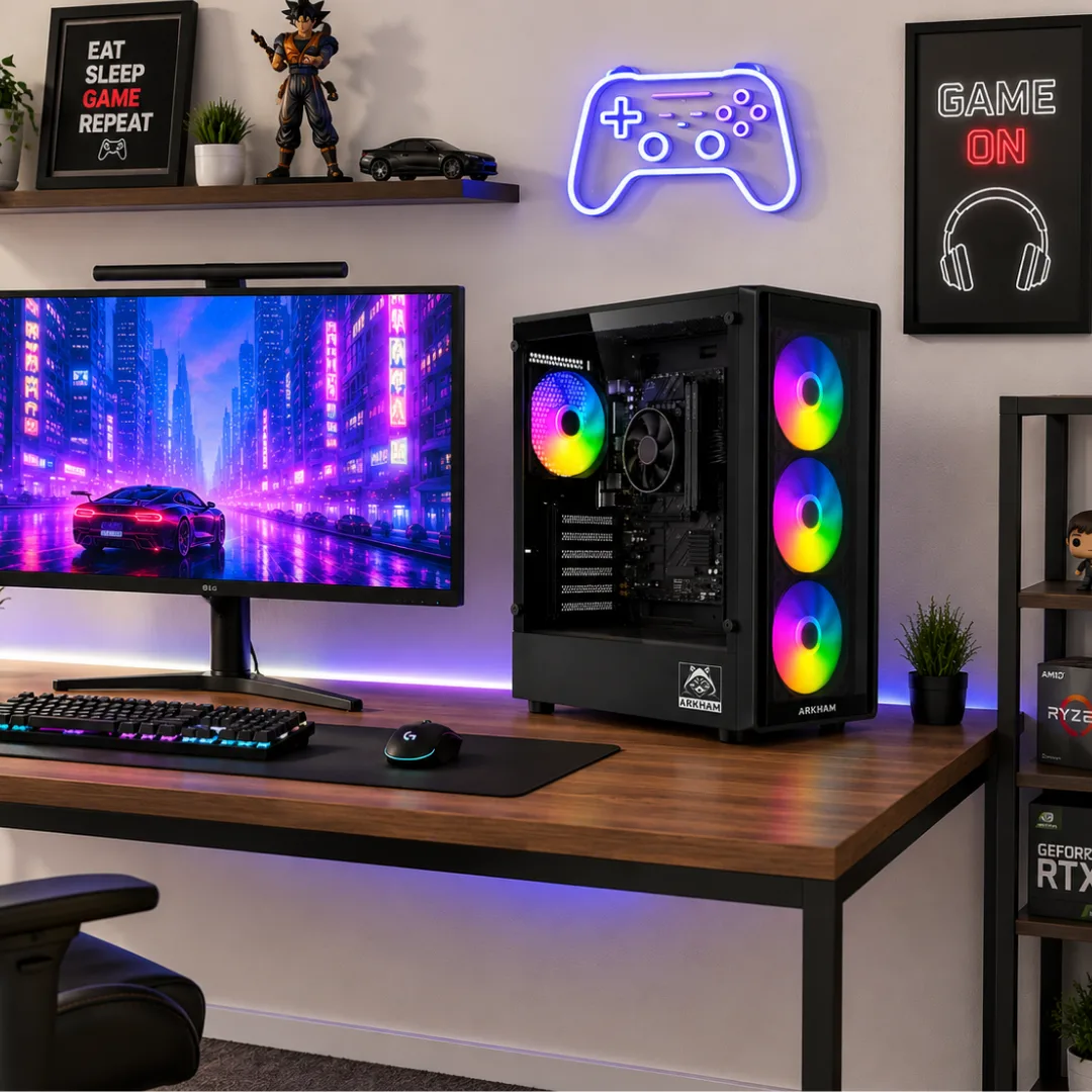 Noxi Gaming Pc Amd Ryzen 5 5600g | 16 Gb | 480 Gb | Monitor 24 100hz