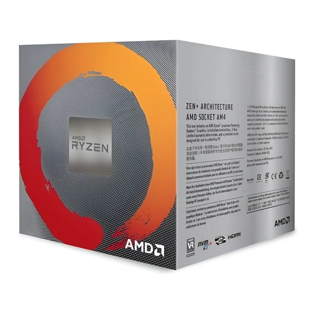 Procesador Amd Ryzen 5 3400g 4 Nucleos Am4 C-cooler Y C-video
