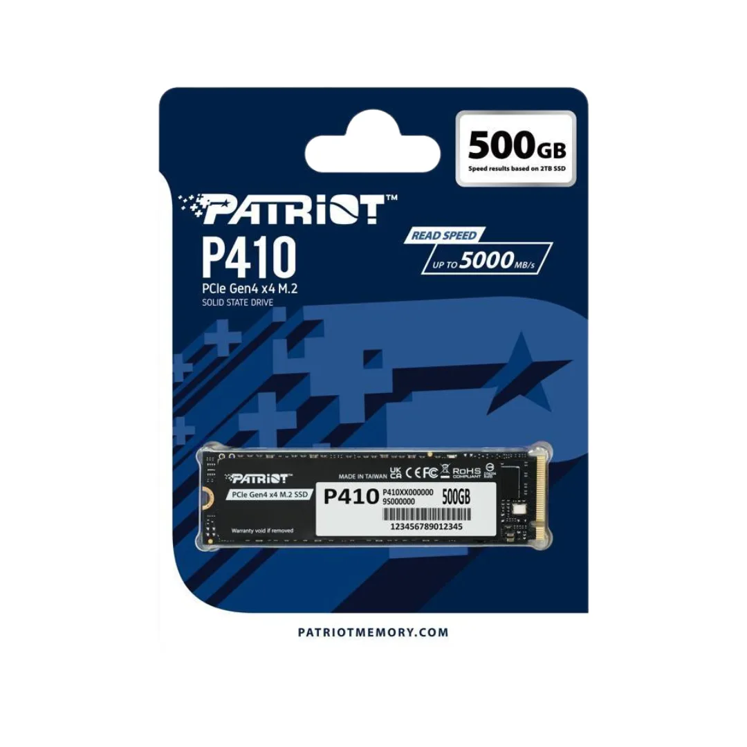 Disco Solido Ssd 500gb Patriot P410 M.2 Nvme