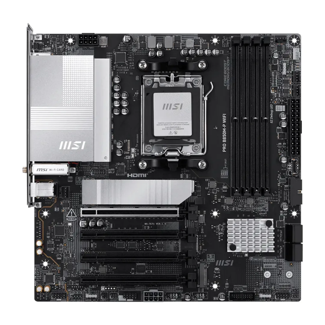 Motherboard Msi Pro B850m-p Wifi Am5 Ddr5