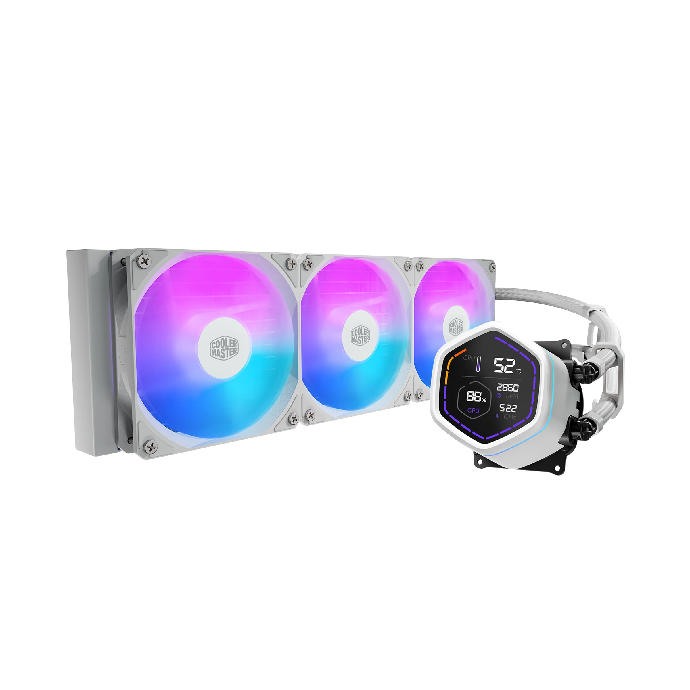 Watercooling Cooler Master Masterliquid Core Nex Digital 360 Argb White