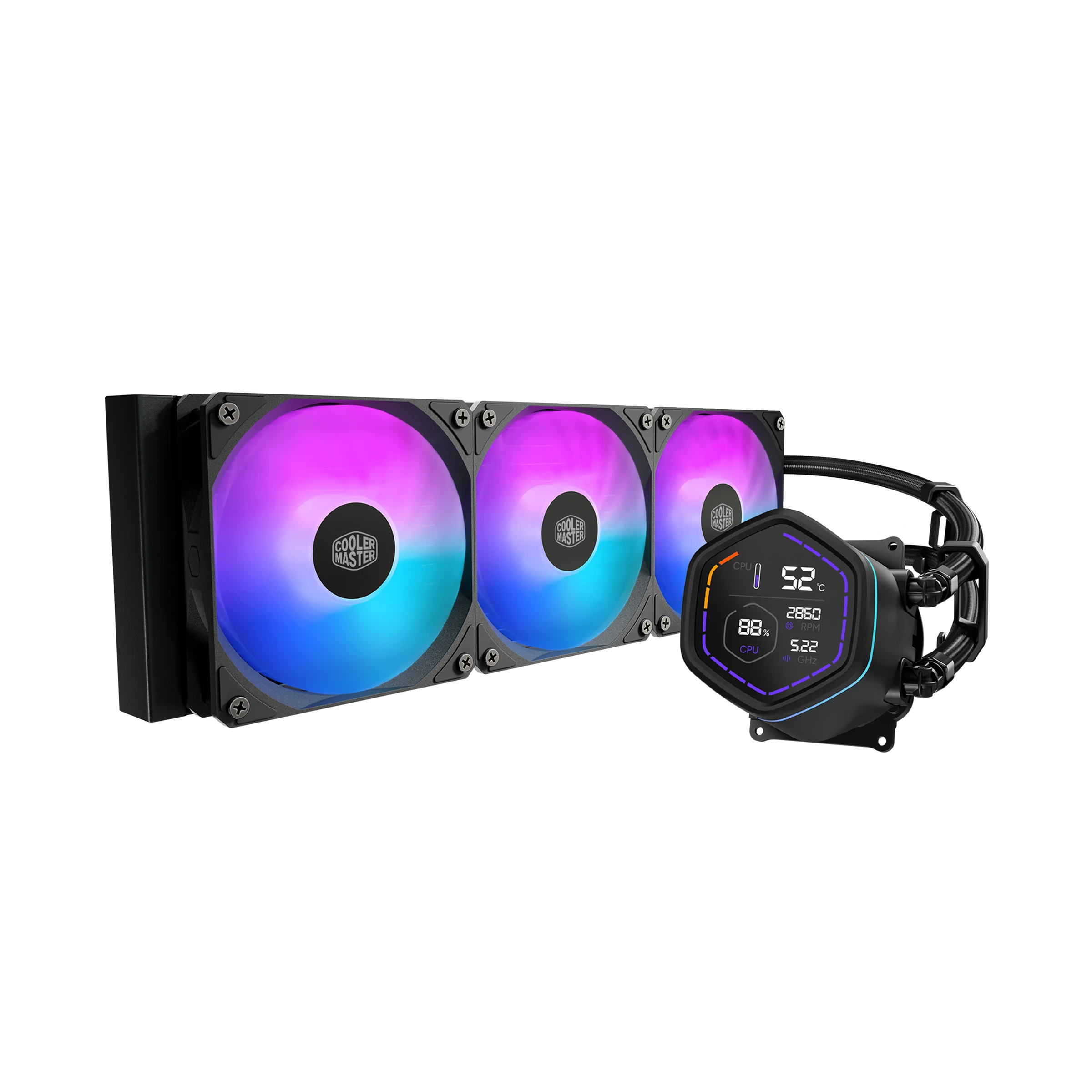 Watercooling Cooler Master Masterliquid Core Nex Digital 360 Argb Black