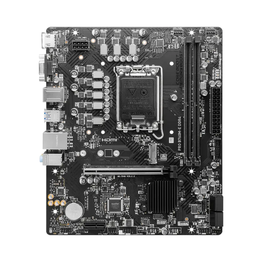Mother Msi Pro B760m-e Lga1700 Ddr5