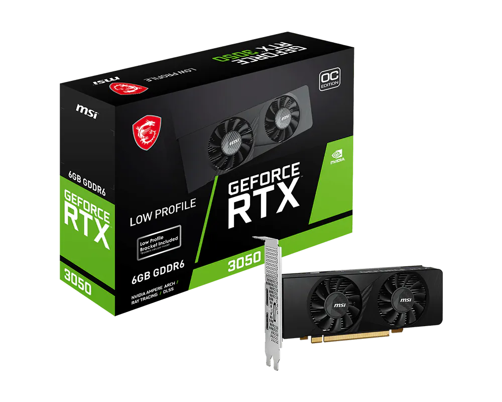 Placa De Video Msi Nvidia Geforce Rtx™ 3050 Ventus 2x 6g Oc Lp