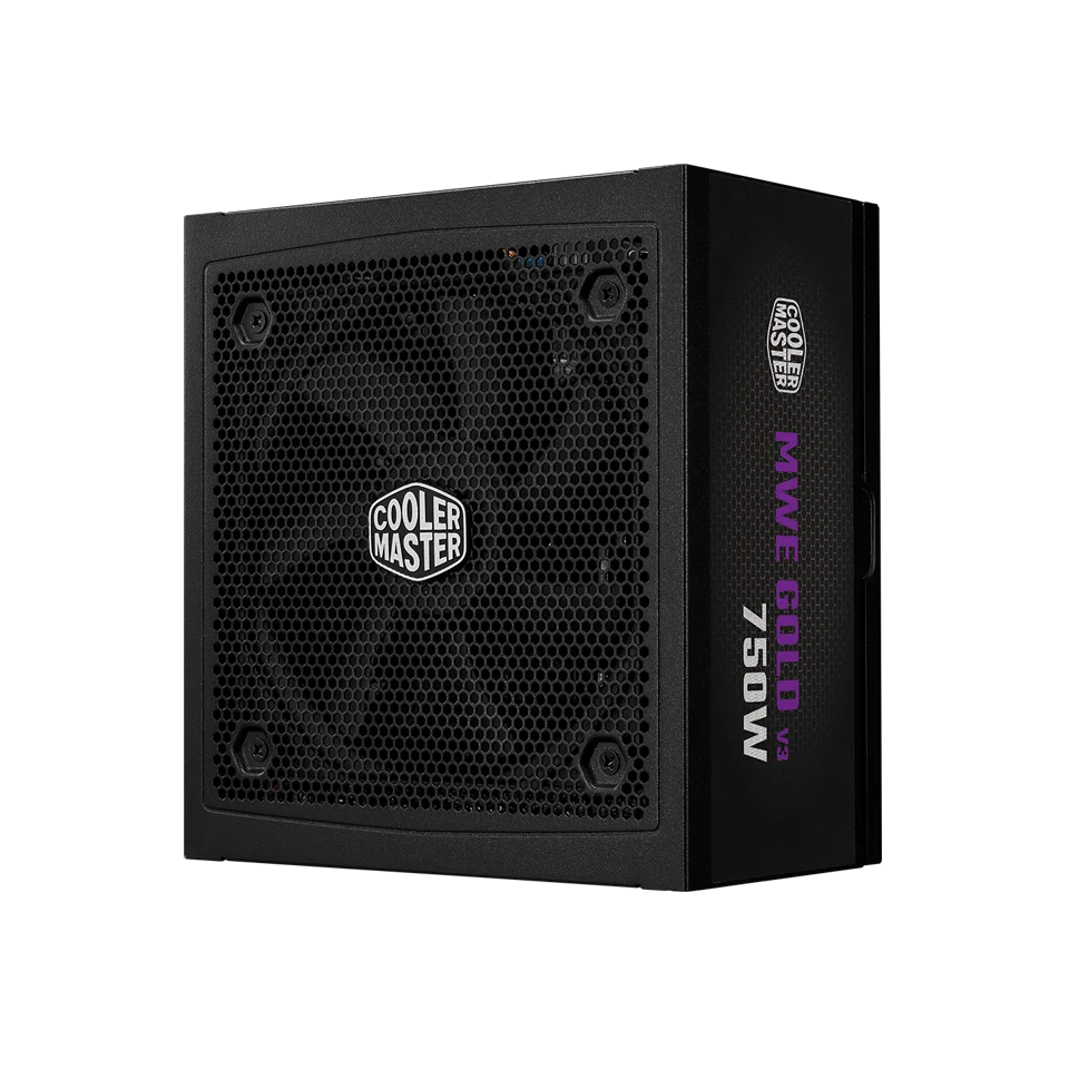 FUENTE COOLER MASTER MWE GOLD V3 ATX 3.1 750W FULL MODULAR 80 PLUS GOLD BLACK
