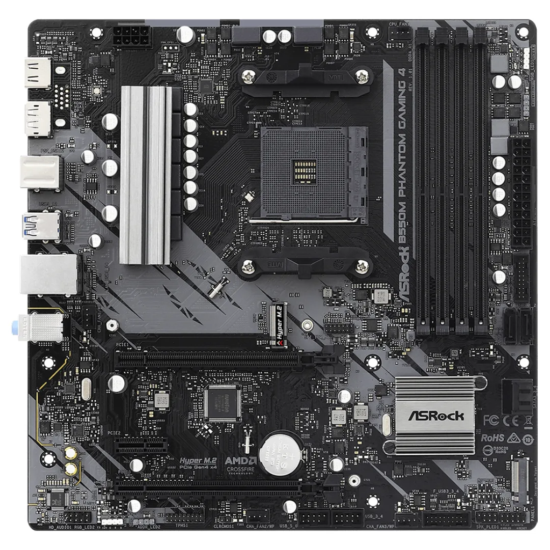 Mother Asrock B550m Phantom Gaming 4 Am4 Ddr4