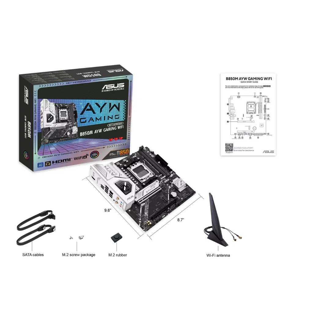 Mother Asus B850m Ayw Gaming Wifi Am5 Ddr5