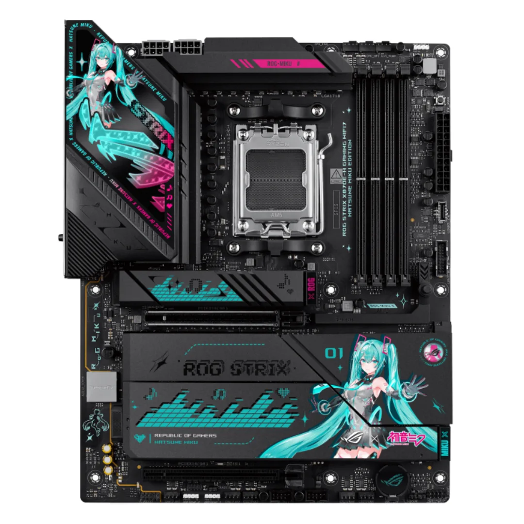 Mother Asus Rog Strix X870e-h Gaming Miku Am5 Ddr5