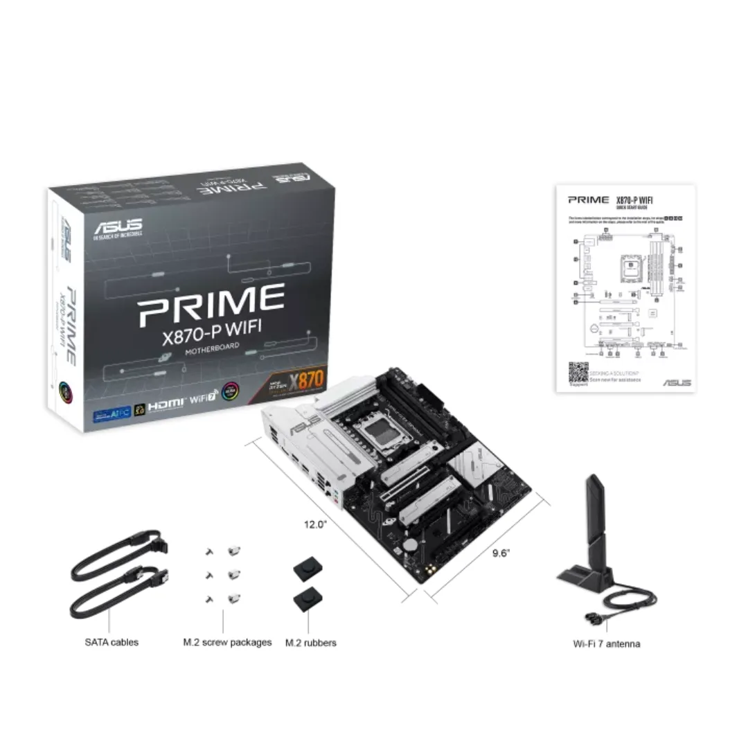 Mother Asus Prime X870-p Wifi Ddr5 Am5
