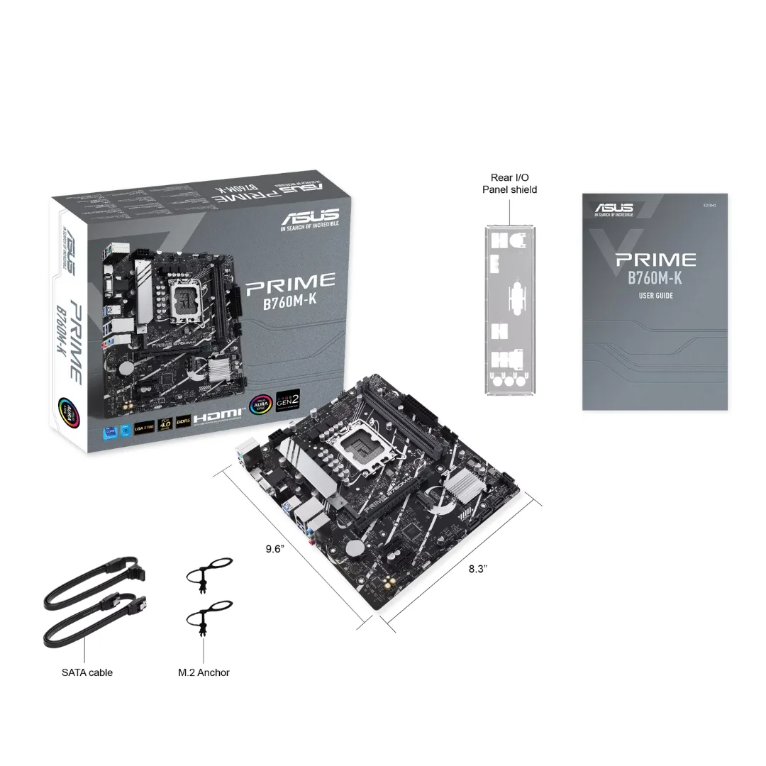 Mother Asus Prime B760m-k Am5 Ddr5