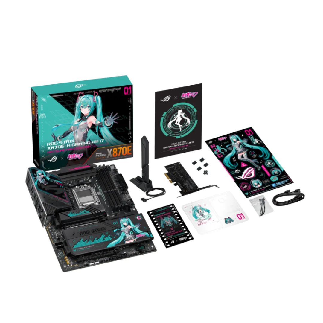 Mother Asus Rog Strix X870e-h Gaming Miku Am5 Ddr5