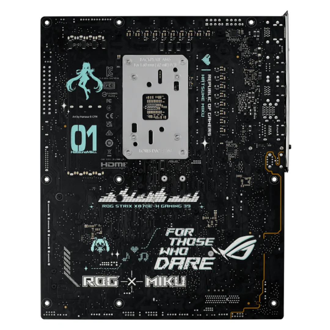 Mother Asus Rog Strix X870e-h Gaming Miku Am5 Ddr5