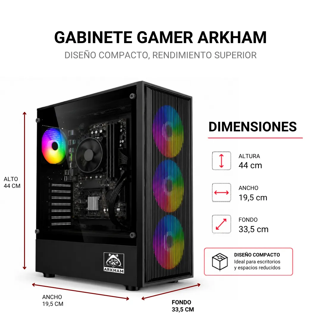 Noxi Gaming Pc Amd Ryzen 7 5700g | 16 Gb | 480 Gb