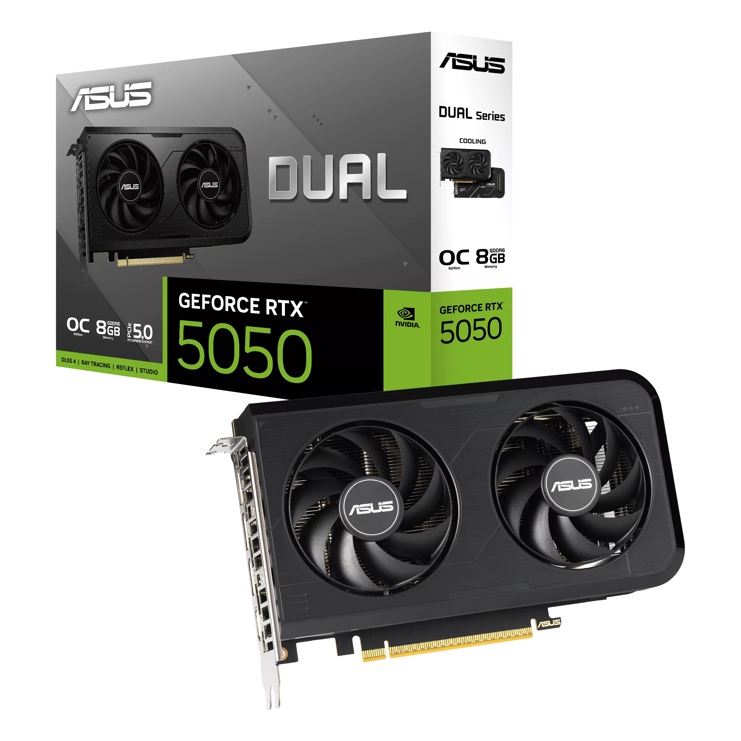 PLACA DE VIDEO ASUS DUAL GEFORCE RTX™ 5050 8GB GDDR6 OC EDITION
