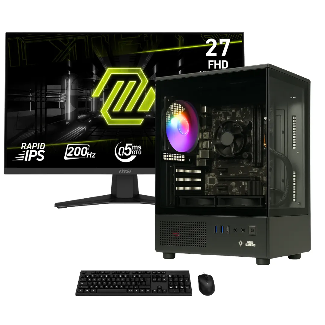 Noxi Gaming Pc Amd Ryzen 7 5700g | 32 Gb | 960gb |  Monitor 27 Msi Mag 200hz