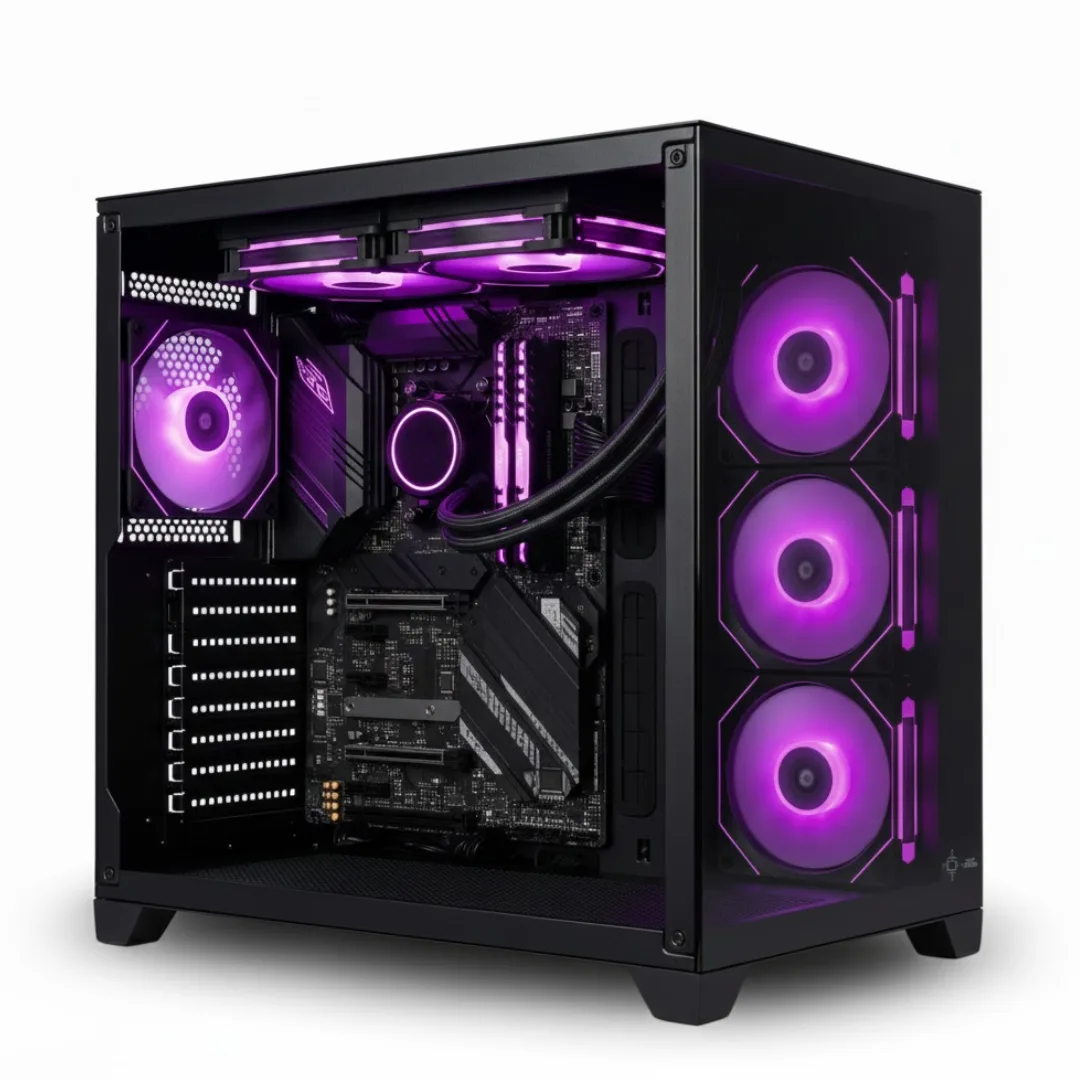 GABINETE NOXI GAMING JOLT NEGRO 4X120MM ARGB FANS