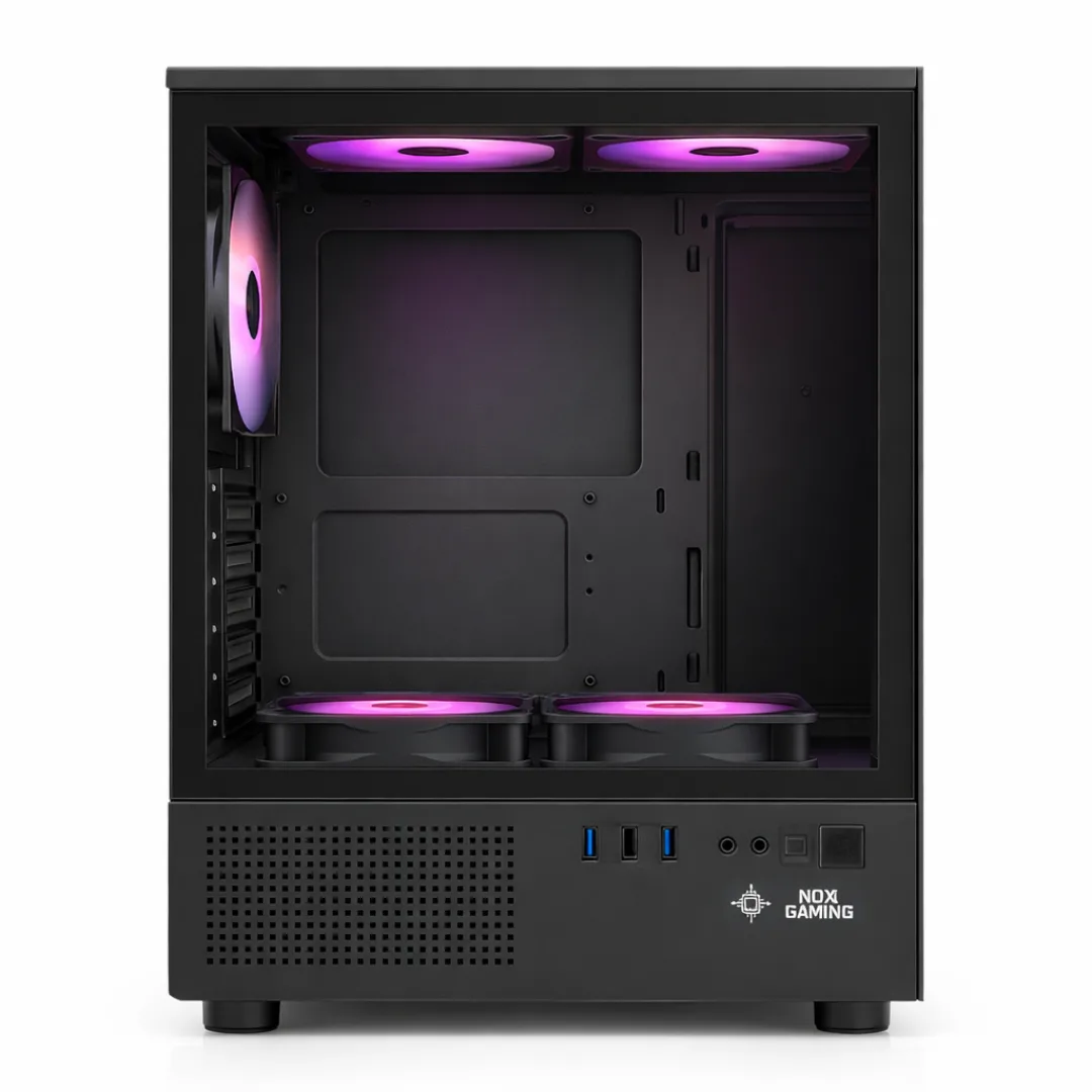 Gabinete Noxi Gaming Kurt 5x120mm Rgb Fans