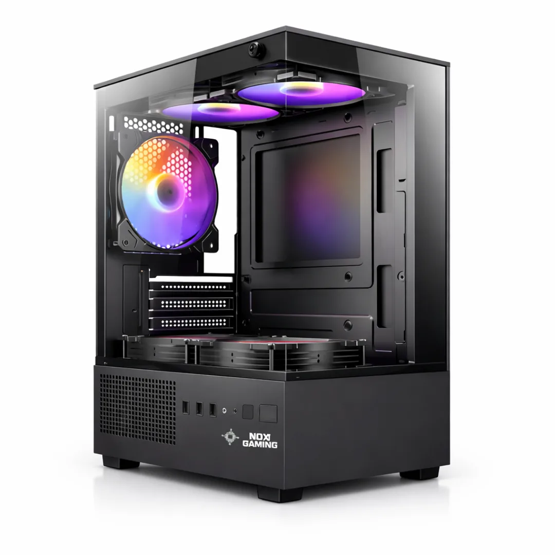 Gabinete Noxi Gaming Kurt 5x120mm Rgb Fans