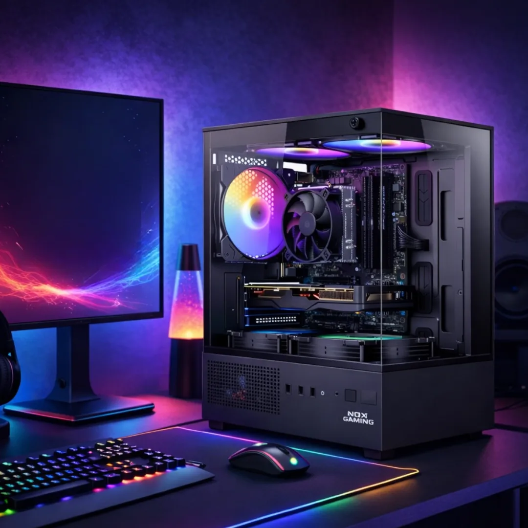 Gabinete Noxi Gaming Kurt 5x120mm Rgb Fans