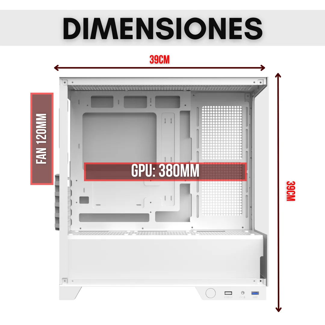 Noxi Gaming Pc Amd Ryzen 7 5700g | 32 Gb | 1 Tb Nvme | Wifi