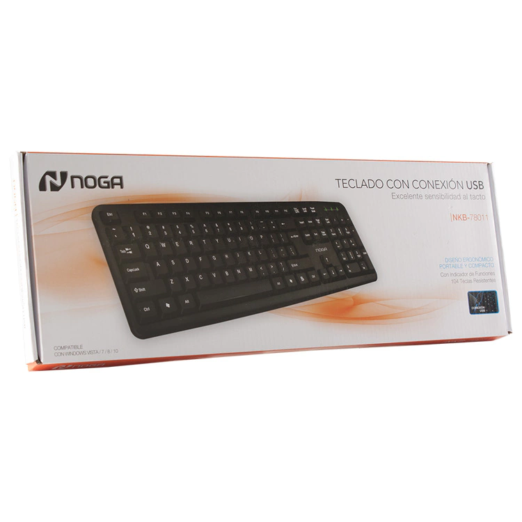 Teclado Noganet Usb Espanol