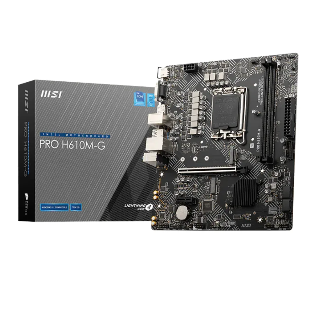 Mother Msi H610m-g Pro Lga 1700 Ddr5