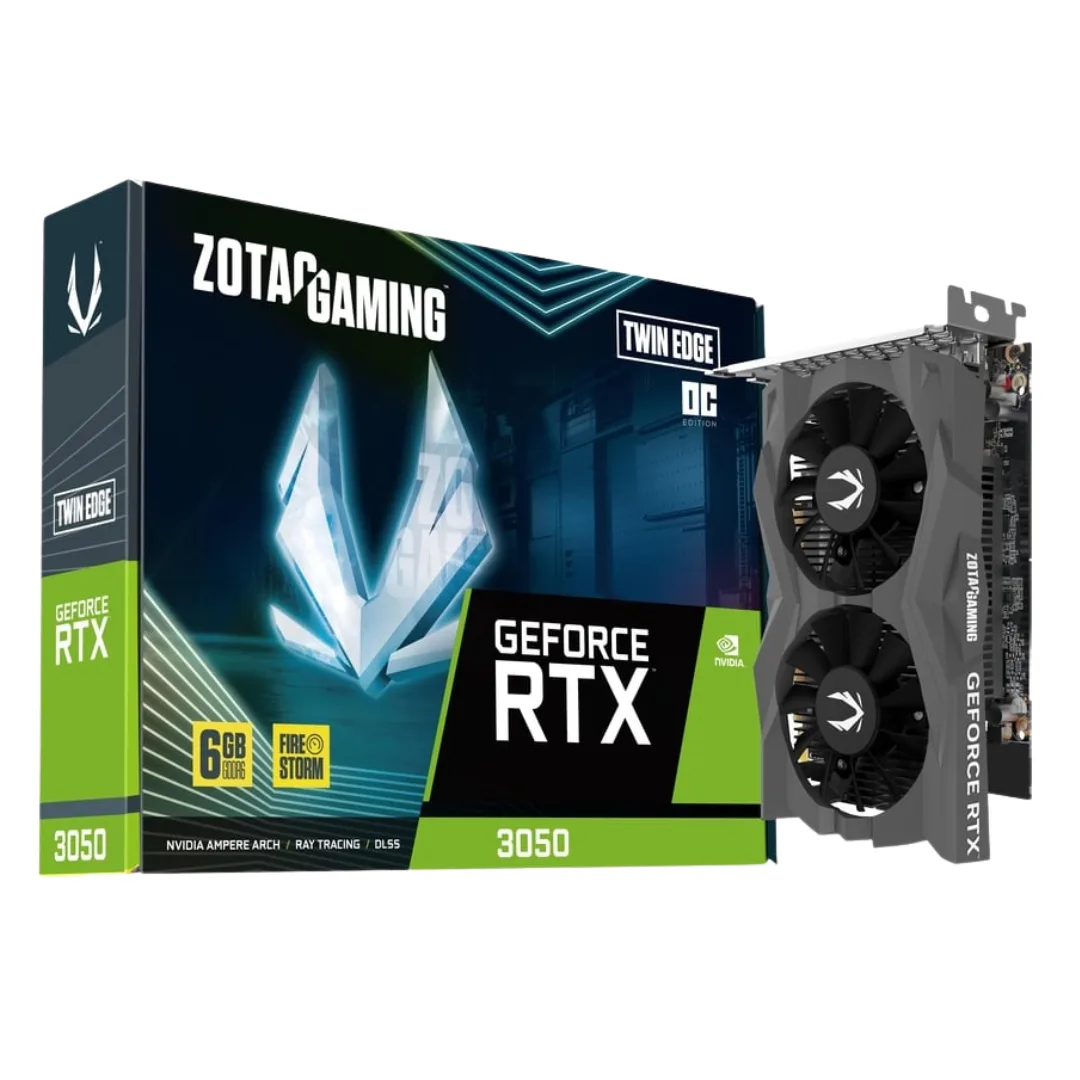 Placa De Video Zotac Rtx 3050 Twin Edge 6gb 2x