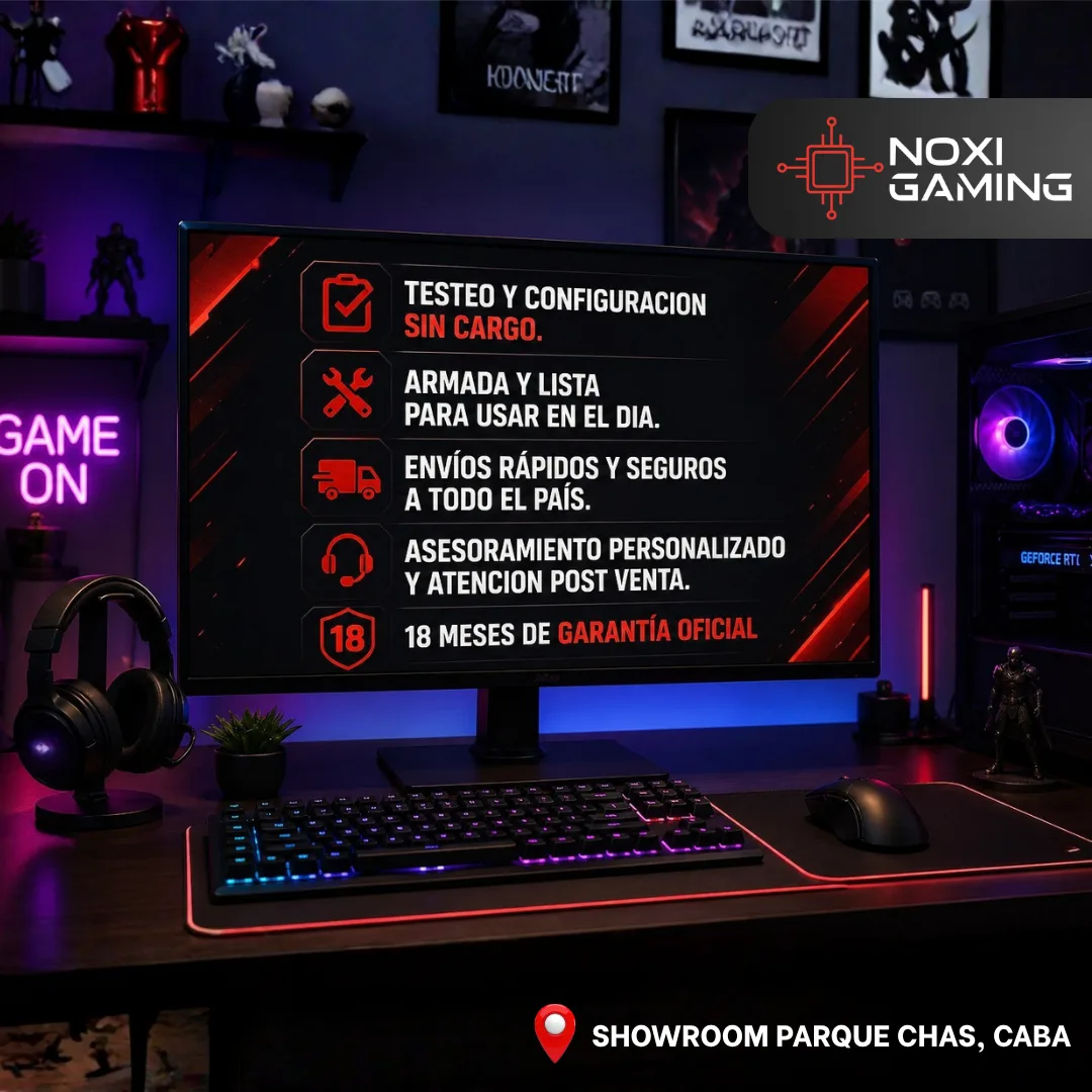 Noxi Gaming Pc Amd Ryzen 7 5700g | 32 Gb | 960gb | Monitor Asus 22 100hz