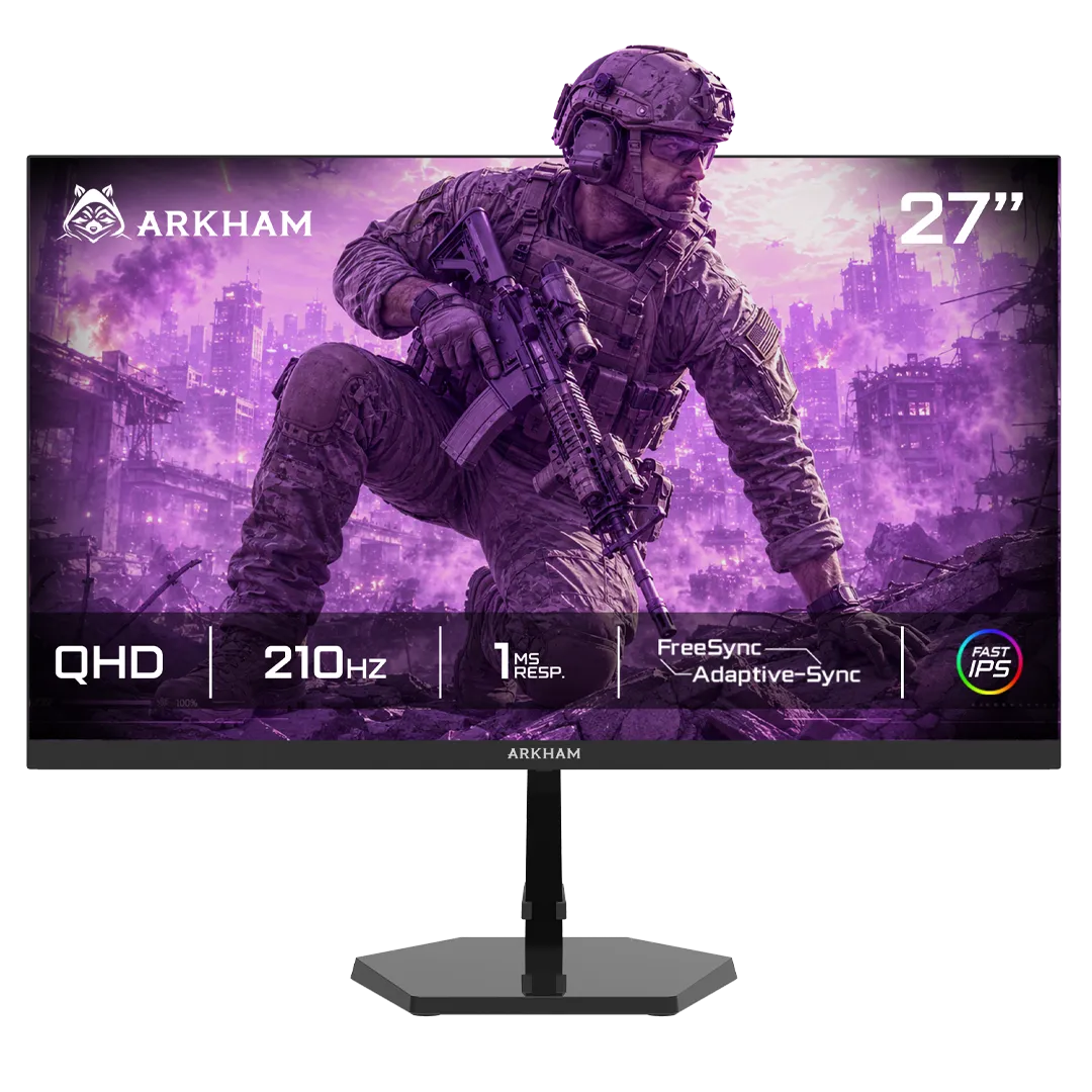 MONITOR GAMER ARKHAM 27" 210HZ - 200HZ IPS QHD 0.5MS HDMI-DP