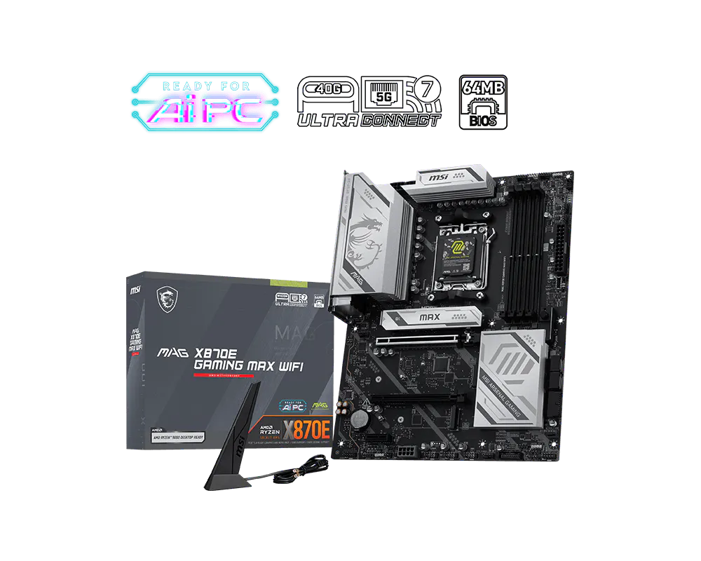 MOTHERBOARD MSI MAG X870E GAMING MAX WIFI DDR5 AM5