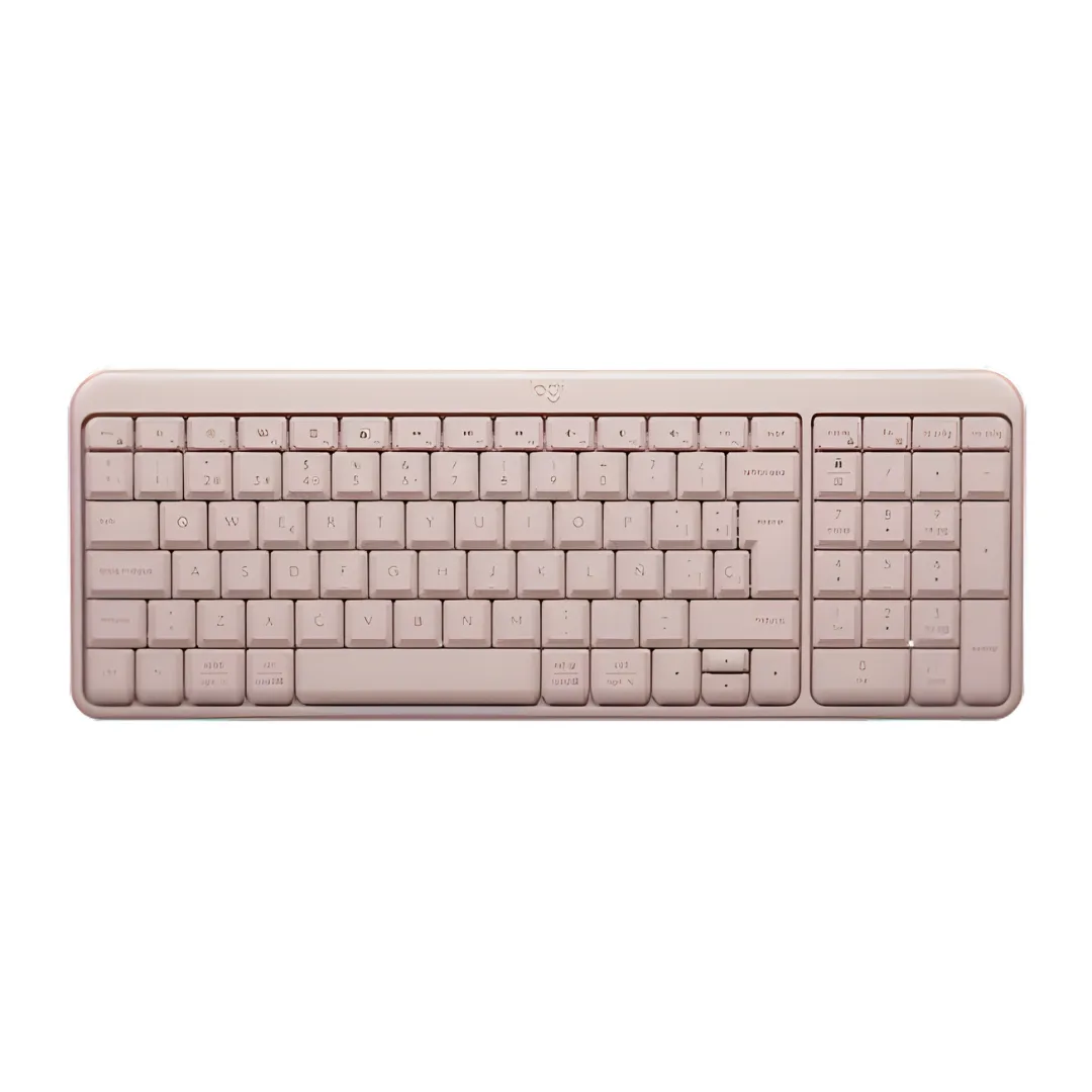 Teclado Logitech Bluetooth K250 Pebble Rose 920-013447
