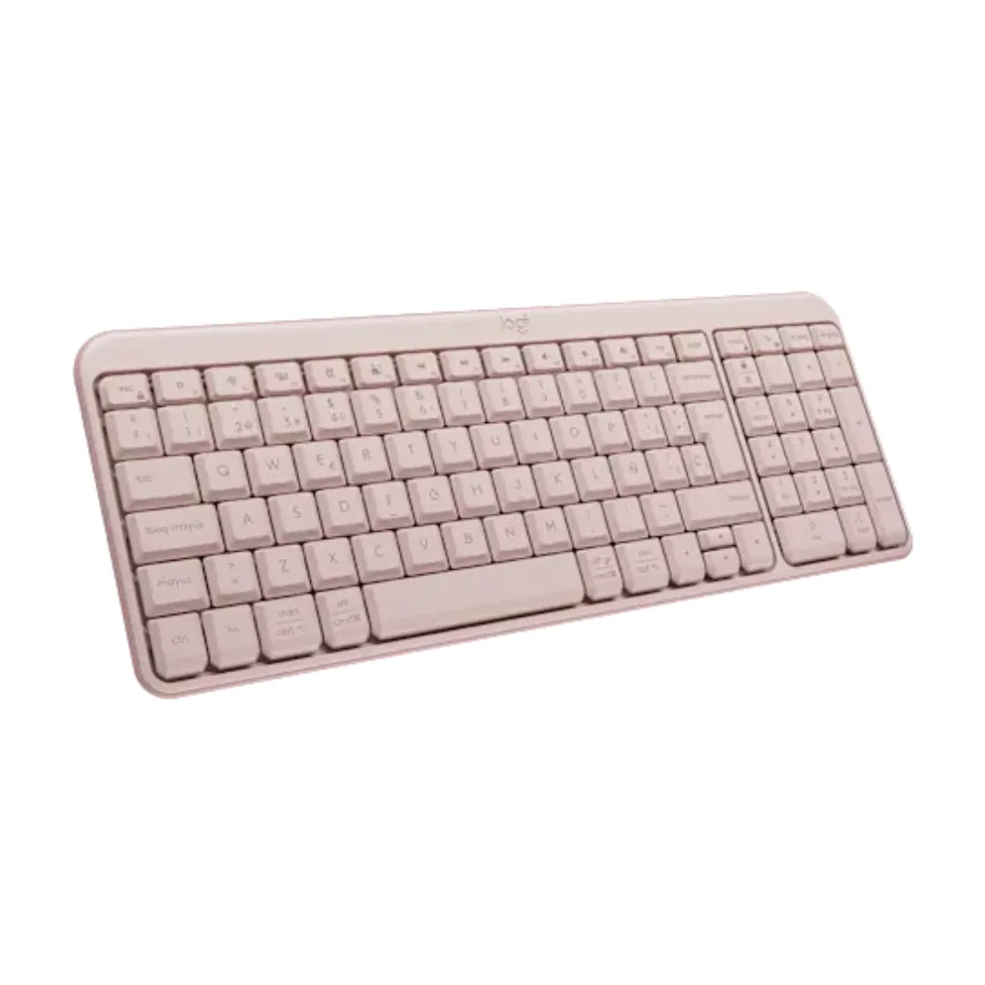 Teclado Logitech Bluetooth K250 Pebble Rose 920-013447