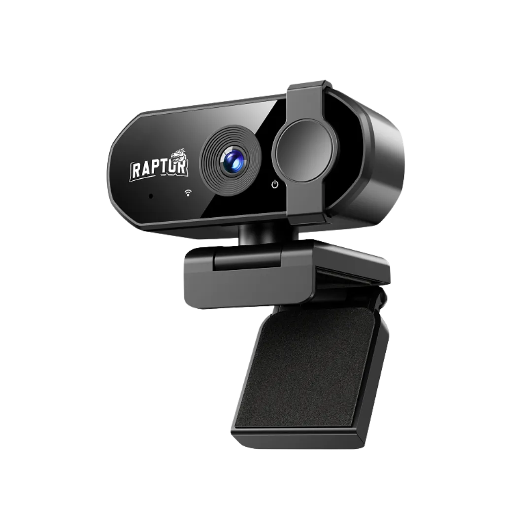 Web Cam Raptor Vision 4k C-microfono C-tapa