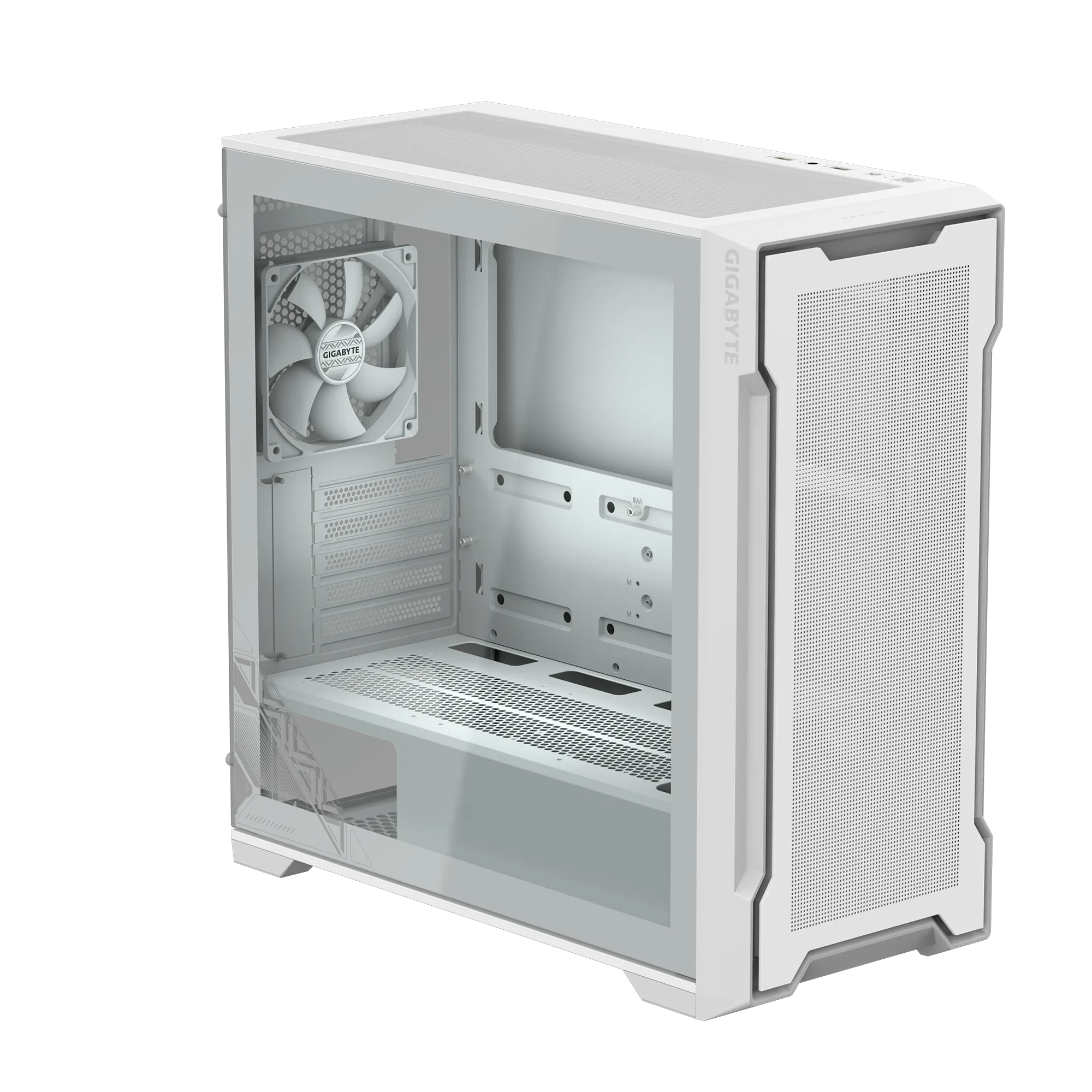 Gabinete Gigabyte C102g Blanco 2x120mm Fans