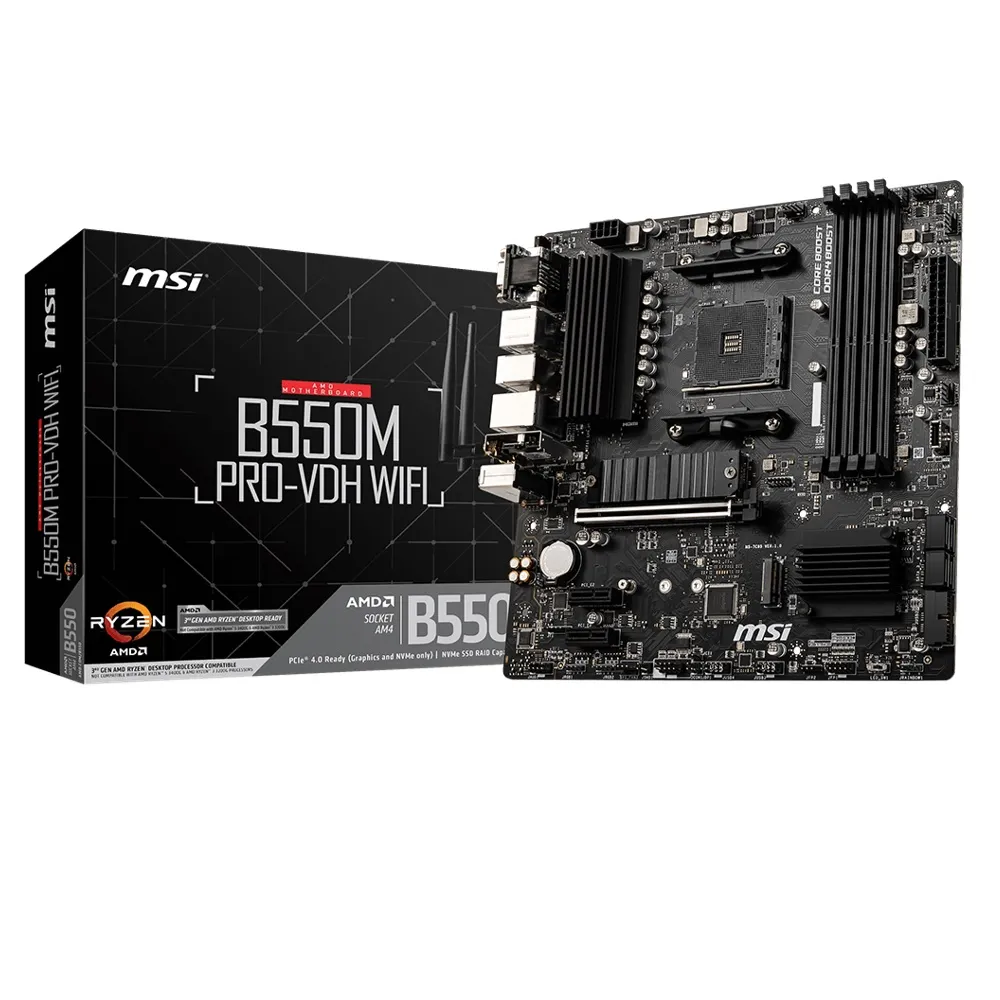 Mother Msi B550m Pro-vdh Wifi Am4 Ddr4