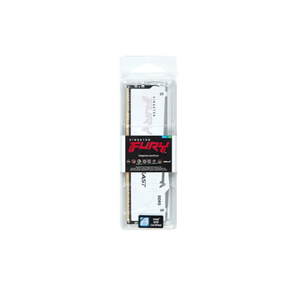 Memoria Ram Kingston Fury Beast White Rgb 16gb 5600mhz Ddr5