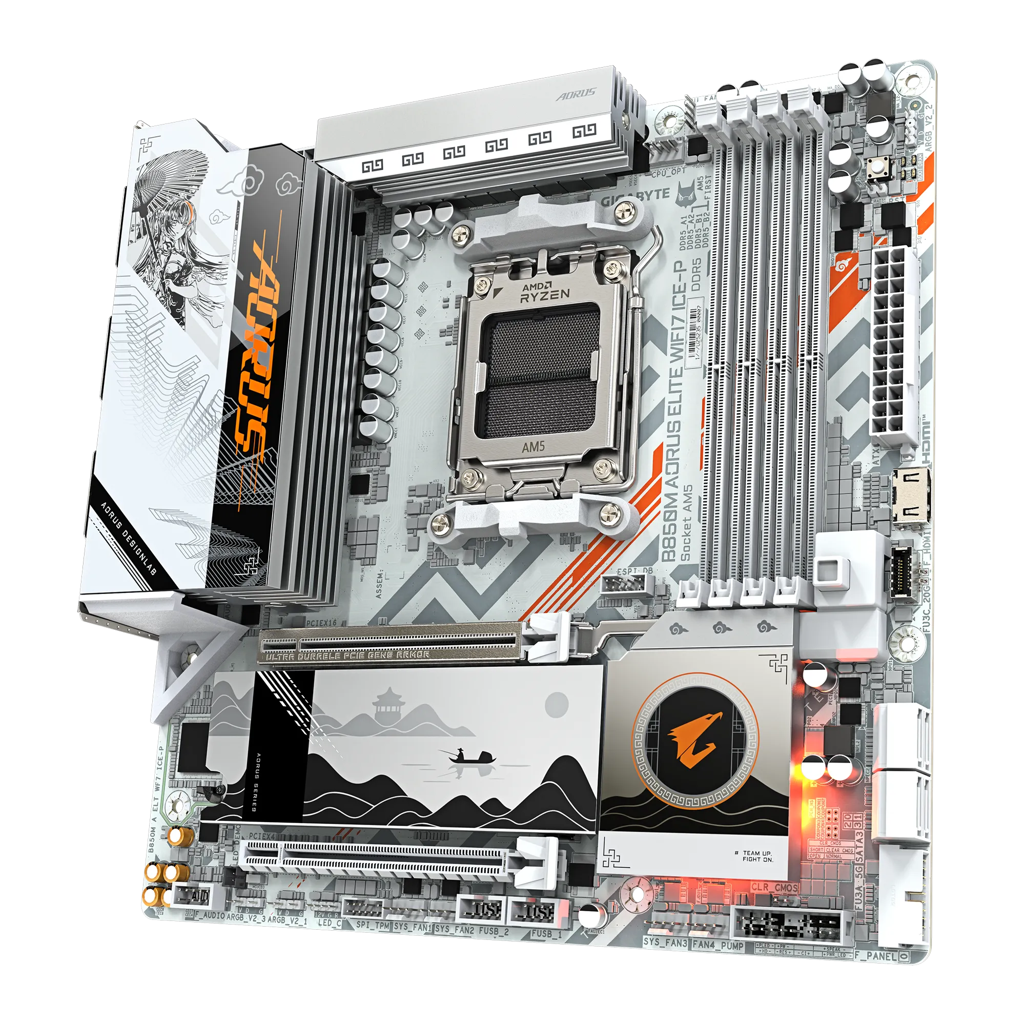 Motherboard Gigabyte B850m Aorus Elite Wifi7 Ice-p