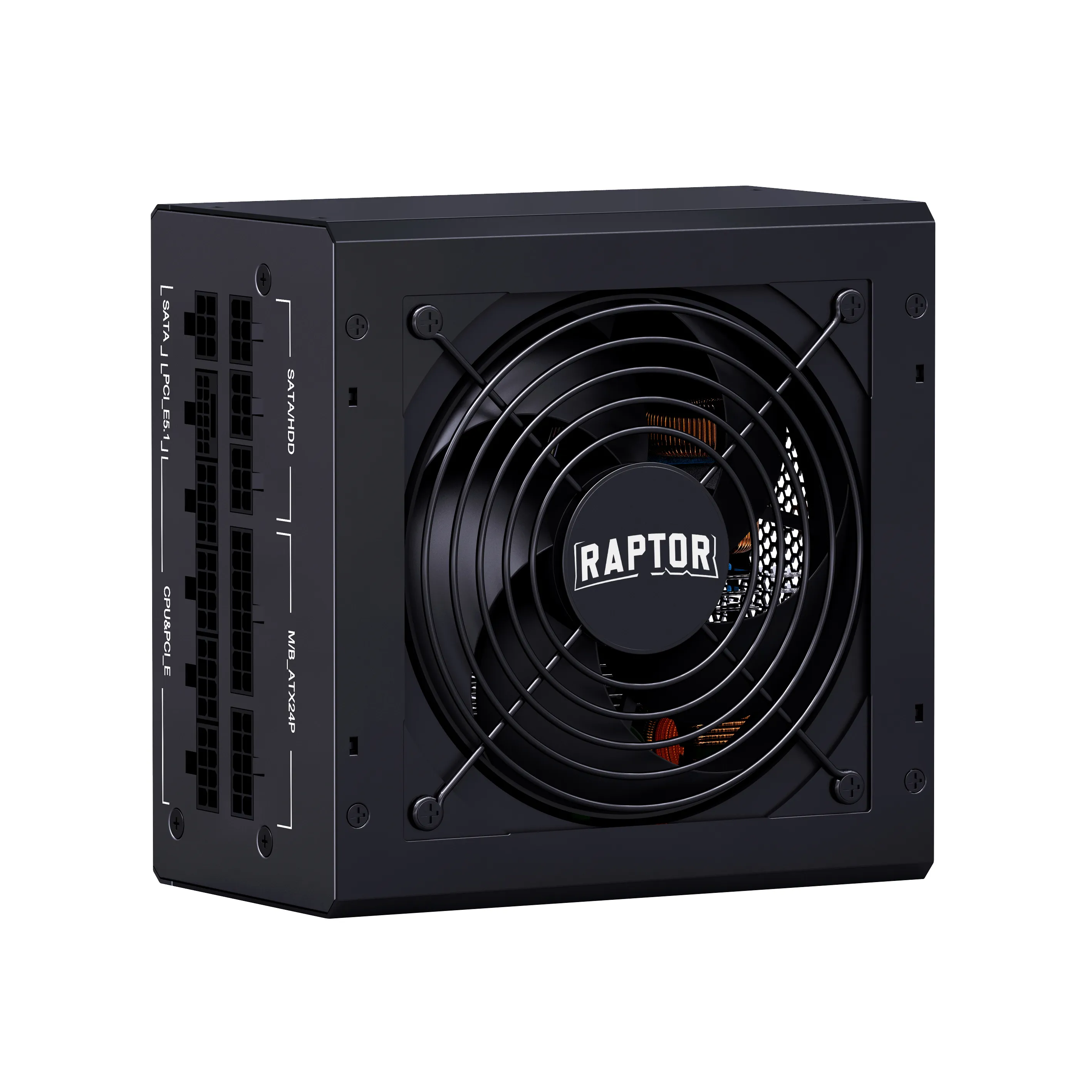 Fuente Raptor Volt 1000w 80 Plus Gold Full Modular Pcie 5.1 Negra