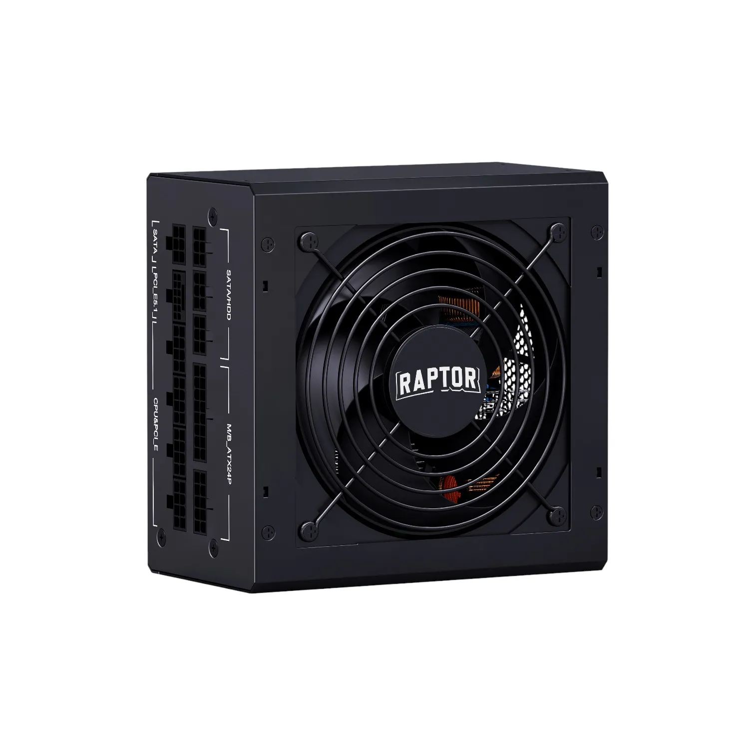 Fuente Raptor Volt 800w 80 Plus Gold Full Modular Pcie 5.1 Negra