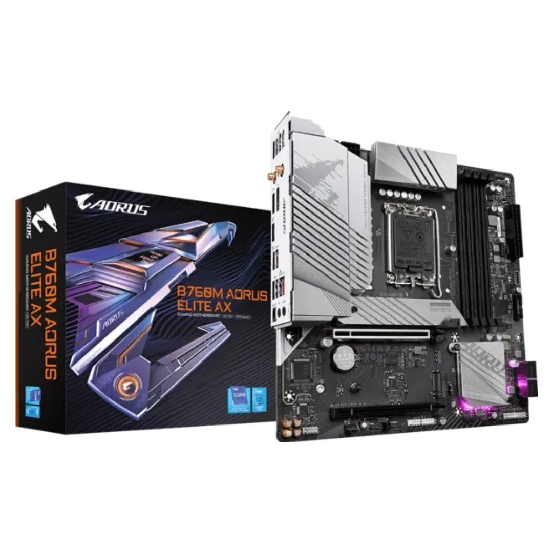 Motherboard Gigabyte S1700 B760m Aorus Elite Ax Ddr5 Box