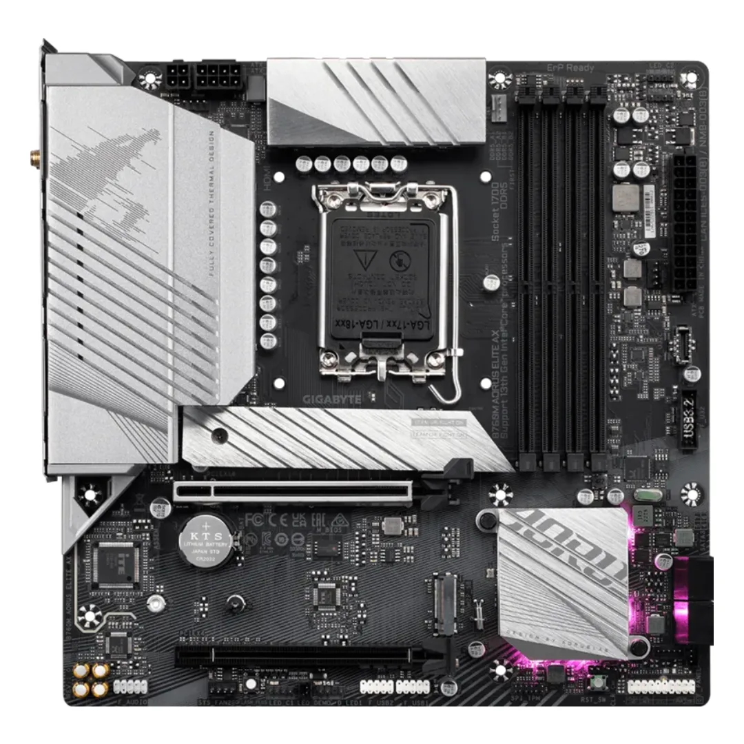 Motherboard Gigabyte S1700 B760m Aorus Elite Ax Ddr5 Box
