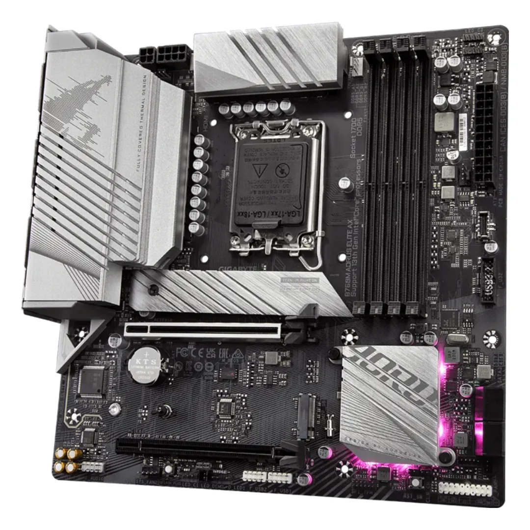 Motherboard Gigabyte S1700 B760m Aorus Elite Ax Ddr5 Box